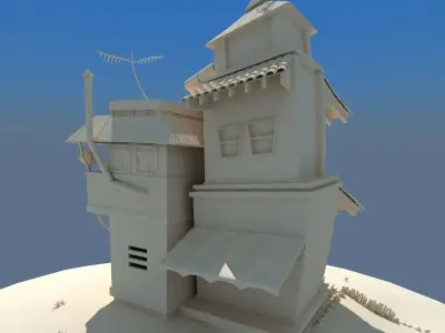 Funny House 3D model