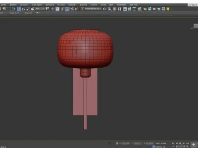 Jamie Young Scando Mod Wall Sconce Low-poly 3D model