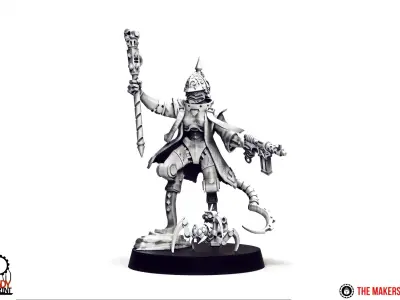 Dark Techno -  Chief of protocol 3D print model