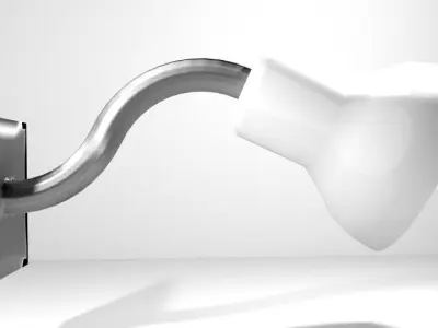 Lamp - Wall 3D model