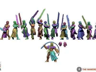 Daughters of War - Young Aspirants 3D print model