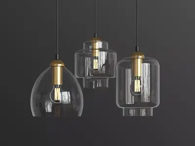 Milo Pendant Ceiling light Ellos 3D model