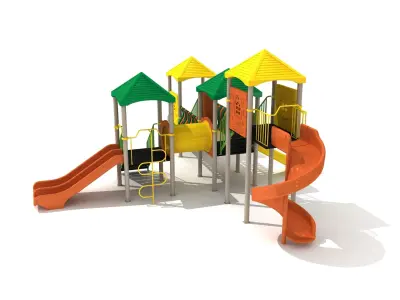 Metal Modern Play Park 036 3D model