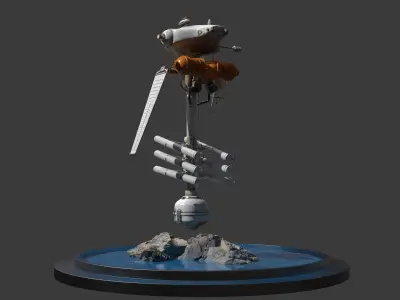 Maschinen Krieger Universe Kracken Vogel 3D model