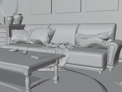 Interior scene  3D model
