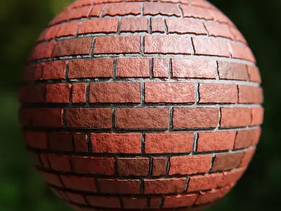 Procedural Brick Wall Material - Blender Cycles Ready Texture