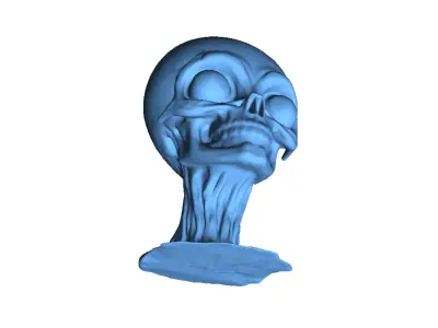 Interstellar Being Skull 3D print model