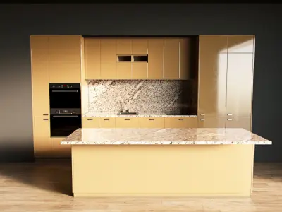 56-Kitchen8 glossy 5 3D model