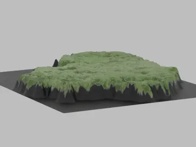 Lithuania Map Country Low-poly 3D model