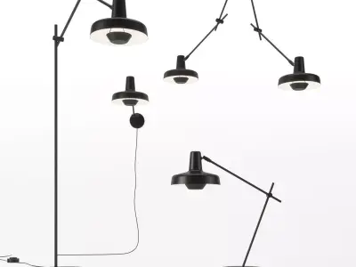 Arigato Lamps Set01 by Grupa 3D model