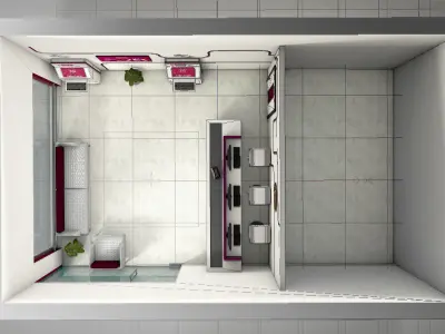 online parcels service store  3D model