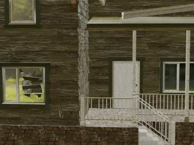 abandoned house 3D model