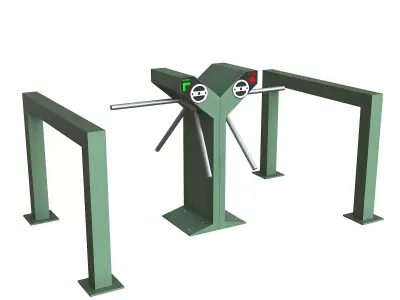 Turnstile Low-poly 3D model