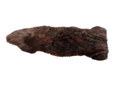 Animal skin rug 03 3D model