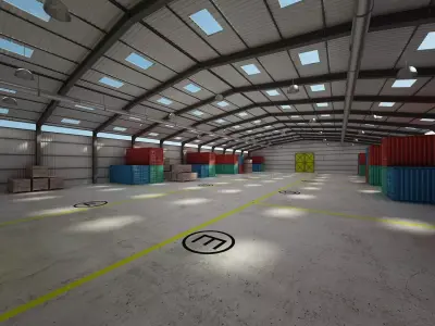 Warehouse Interior 3D model