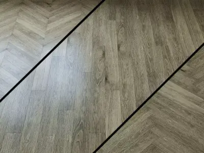 Alpine Floor Ultra ECO5-24 Quartz-Vinyl Tile Smoky Oak 3D model