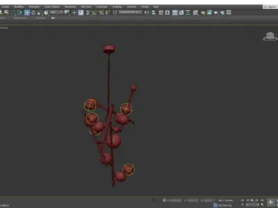 GALAXY CHANDELIER Low-poly 3D model