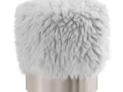 Doutzen Accent Stool 3D model