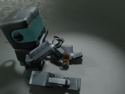 Drinking Robot 3D model
