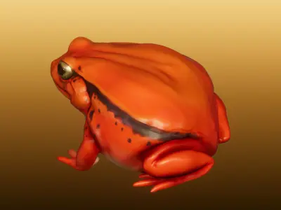 Tomato Frog 3D print model