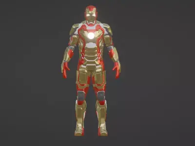 IRON MAN SUIT ROBOT 3D model