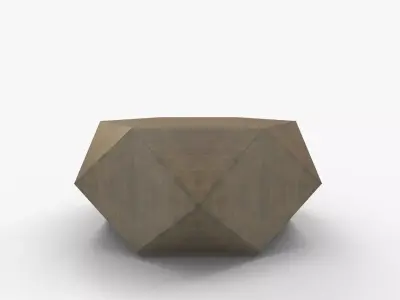 Anika Block Coffee Table 3D model