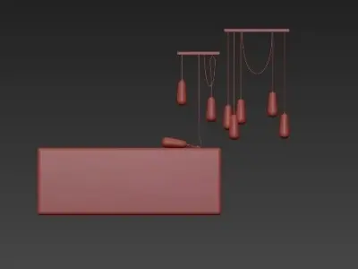 LARIAT SCONCE 5 3D model