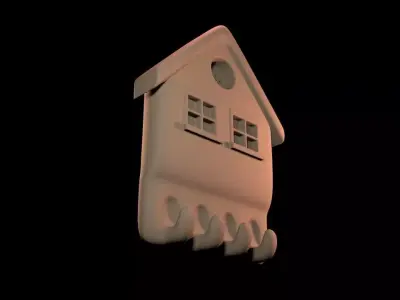 Minimalist Wall Key Holder - 3D Printable Key Rack with Hooks 3D print model