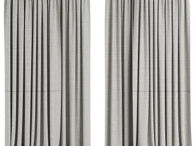 Curtain Set M8 3D model