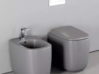 Ceramica Flaminia Mono WC Low-poly 3D model