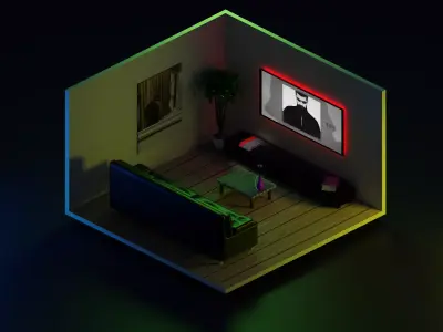 Chill room 3D model