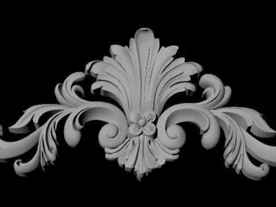 dekor gold ornament 3D model order