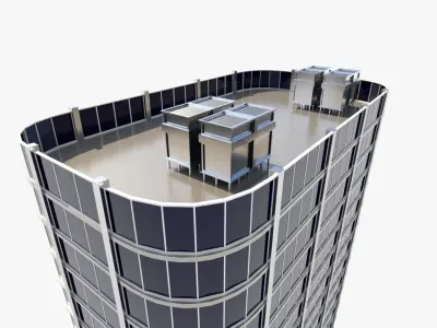 Buildings City 4 3D model