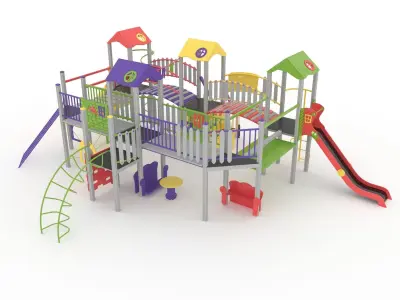 Collection playground for kids 3D model