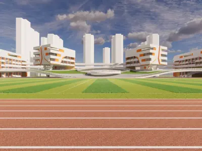 University School-B8 3D model