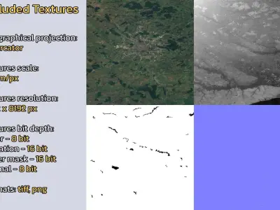 Bucharest Romania City Landscape 3D Model 3D model