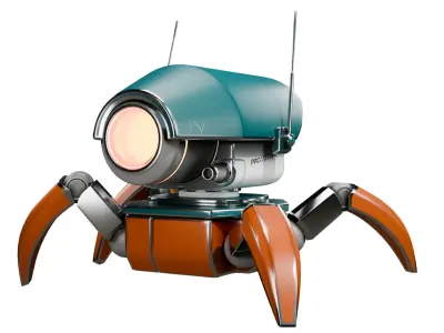 Sci-fi Robot 3D model