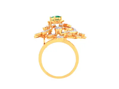 Women Ring  Render 3dm STL OBJ FBX Details 3D print model order