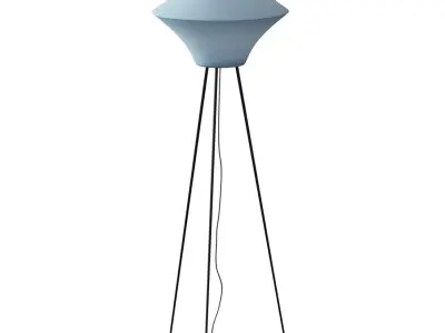 FIXNES Floor lamp turquoise 3D model