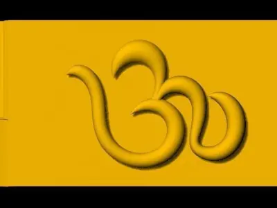 om ring 3dm file 3D print model