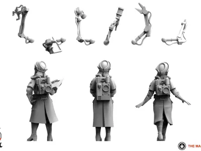 Valour Korps - Field Nurses 3D print model