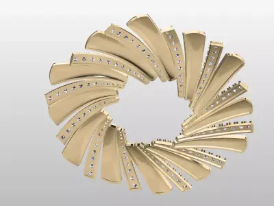 soleil 2 pendant 3D print model