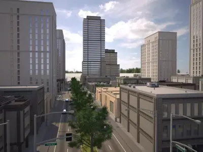 City District 01 3D model