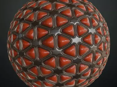 Sci-Fi Wall PBR Seamless Texture