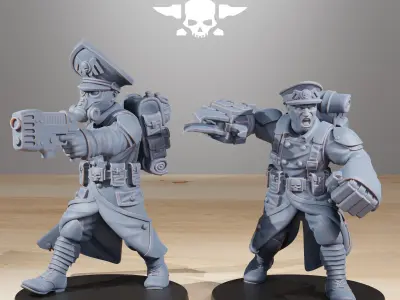 GrimGuard Builder Kit Separate Heads 3D print model