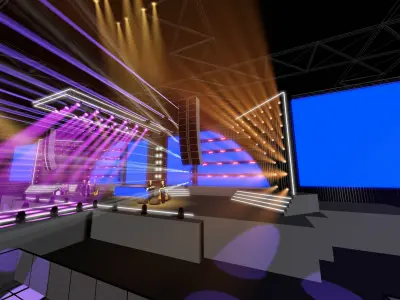 3D stage design  3D print model