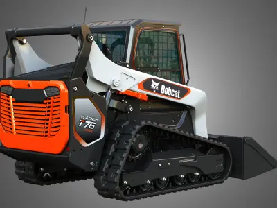 T76 - S76  Platinum Compact Track - Skid Steer Loaders 2 in 1 3D Model Pack