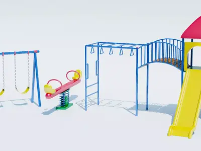 Playground Set 3D model