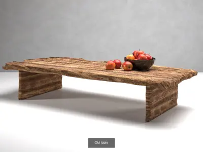 Old Wooden 3D Model Pack