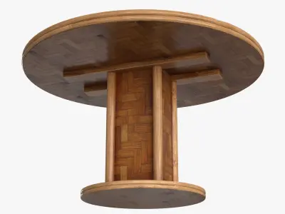  Round Wooden Table Collection 13 pieces 